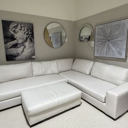 3 Piece High Class Sofa Brand New Like Leather Material Long Lasting 