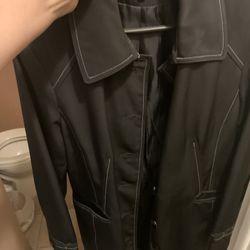 Calvin Klein Raincoat & Scarf