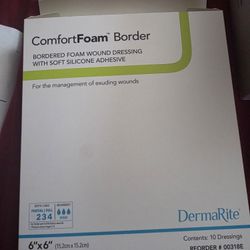 BorderedFoam Wound Dressing With Soft Silicone Adhesive