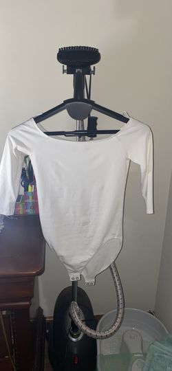 White Off shoulder bodysuit, Size S