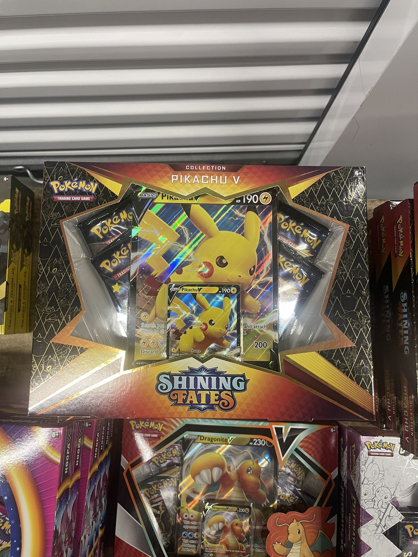 Shining Fates Pikachu V Box 