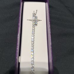 Moissanite tennis bracelet