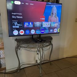 55 Inch TV And Remote 