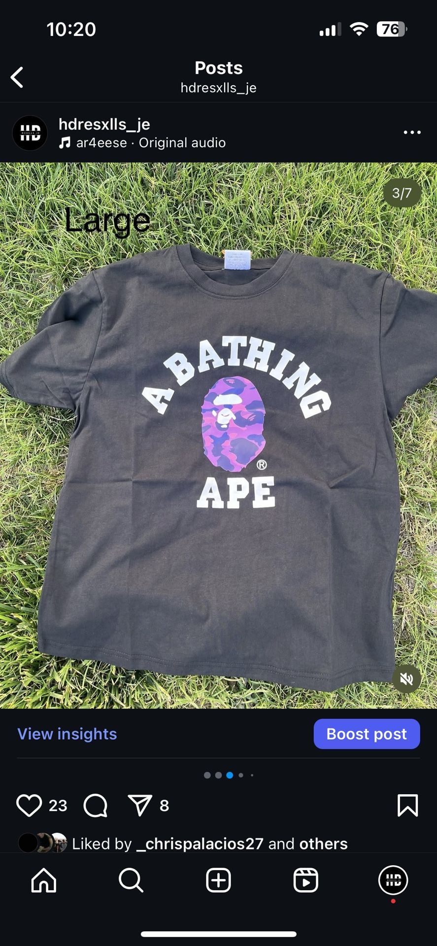 Bape T shirt
