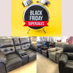 Recliner Sofa $799.95     Recliner Chair $399.95 Big Sale Tomorrow Black Friday Only No Taxe   Pay Cash Only    