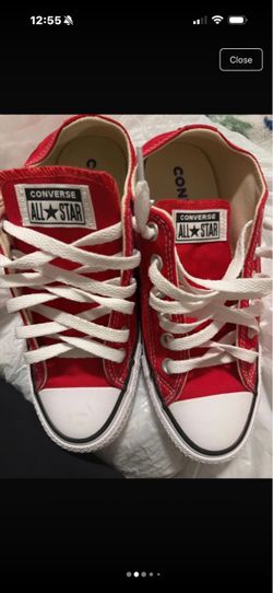 Converse All Star Low-Top Sneakers Red size 6.5w