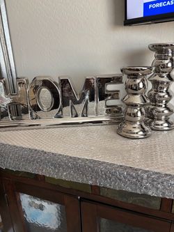 Silver Home Decorations (see description )