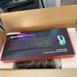 iBUYPOWER RGB Gaming Keyboard & Mouse Combo – Brand New 🎮✨