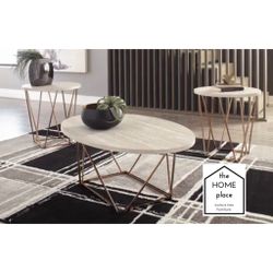 New Arrival!!! 🚨 Brand New 3pcs Set Of Coffee Tables, Ready For Delivery 🚛