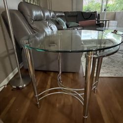 Glass Tables (coffee And Side Table)