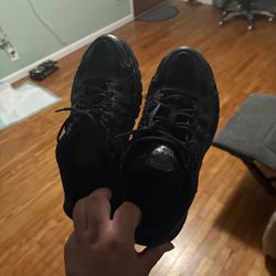 Black Nike shoes