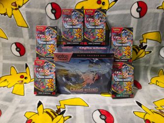 Pokémon Mega Evolution Chaos Rising Elite Trainer Box + Booster Bundles