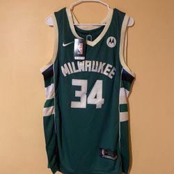 Milwaukee Bucks Giannis Antetokounmpo NBA Jersey
