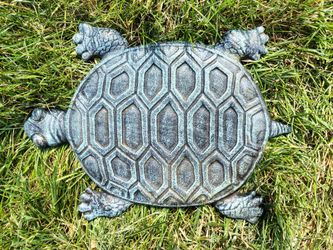 *14* Turtle stepping plates, cast iron, 10x13
