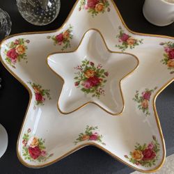 2 Piece Royal Albert Dish Set