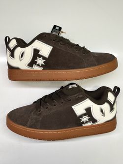 DC Court Graffik Brown Skate Shoes
