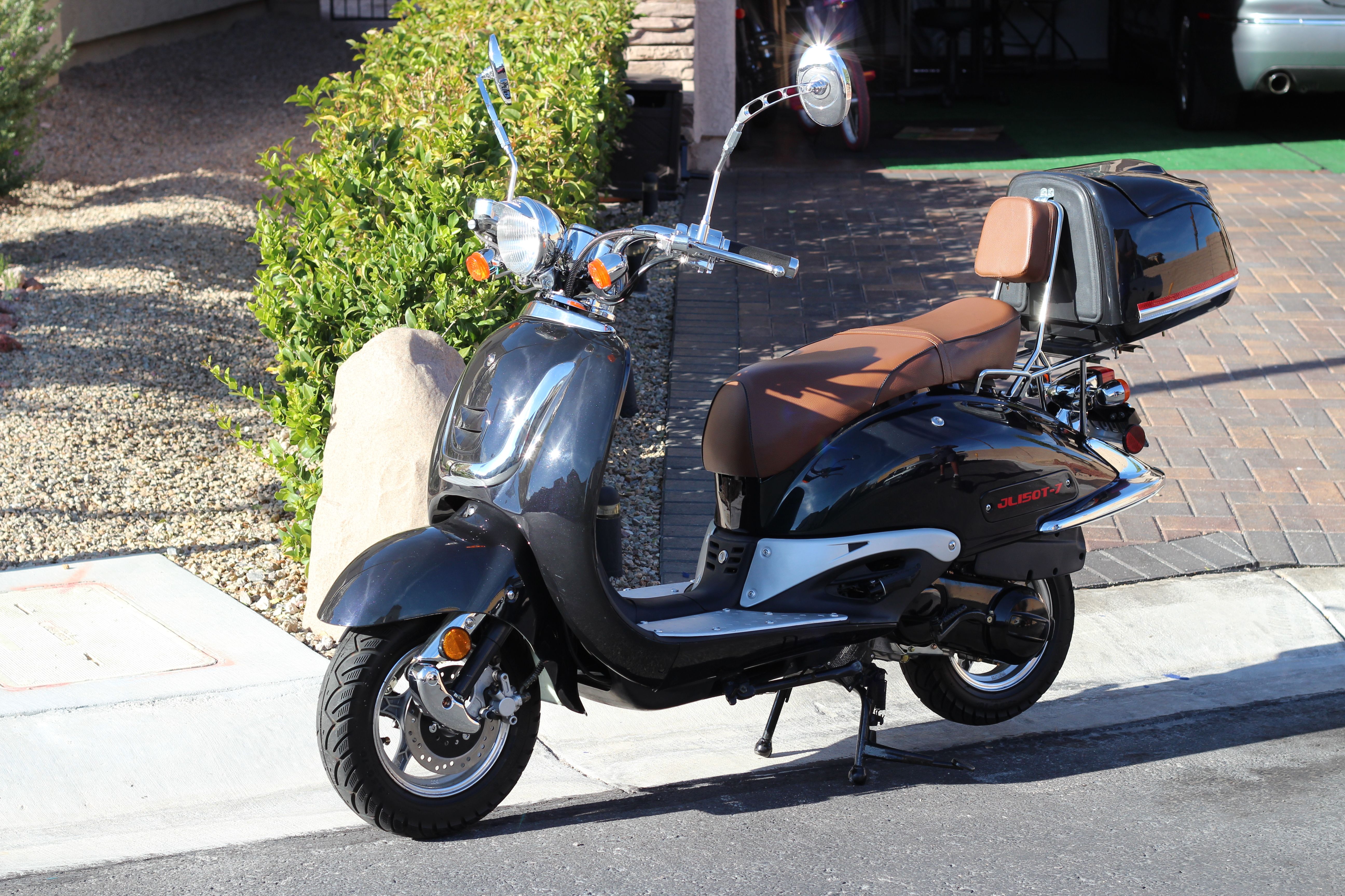 GAS MOPED SCOOTER 150CC JL150T-7 FULLY AUTOMATIC 9.4 HP