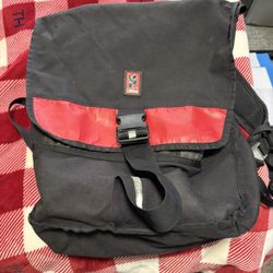 CHROME Waterproof Red/Black Backpack 