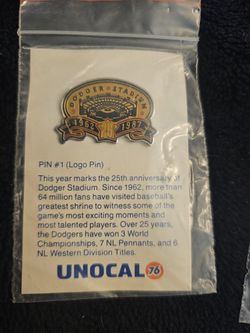 Dodgers Memorabilia Pin