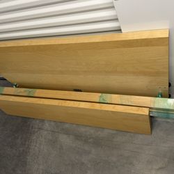 Light Colored Queen Malm Bed In Issaquah 