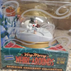 Frosty Spinning Ornament Collection