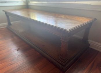 Wooden bench or coffee table