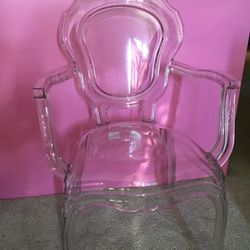 Clear Vanity Chair