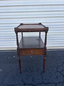 Antique Pendleton Irwin End Table