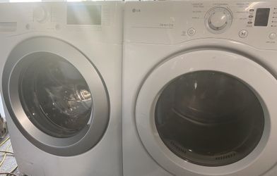 Lg front load dryer and washer