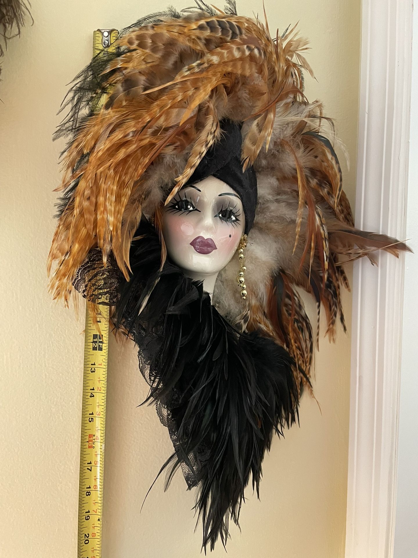 Unique Creations Limited Edition Lady Face Mask Wall...
