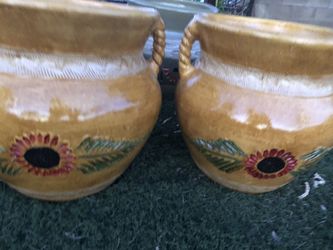 Clay pots