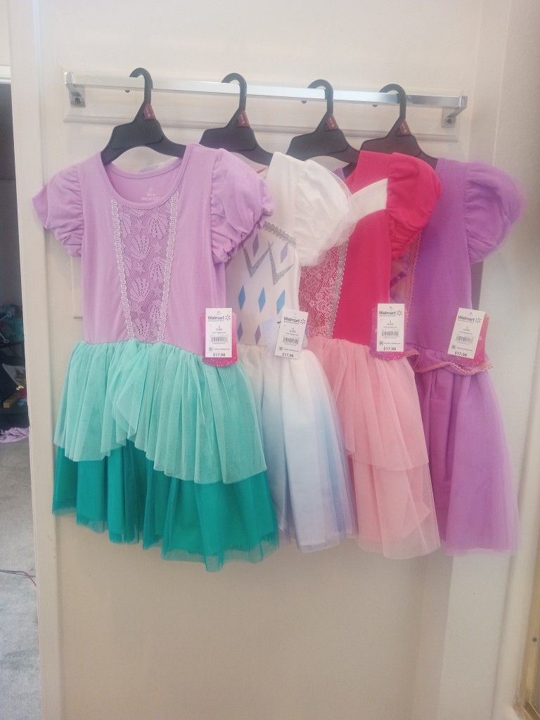 NWT Disney Girls Dresses Size SMALL 6-6X $10 Each