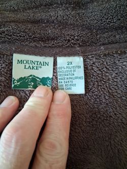 Mountain Lake Fleece Top Size 2X
