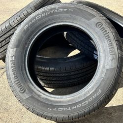 4X Continental ProContact 225/65/17 New Tires Fits Rav4 Bronco Maverick Edge 225/65r17 99%