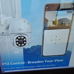 2K Ultra HD 3 MP Outdoor Security WiFi Camera, Night Vision, 2-Way Audio, Motion Detection,