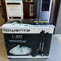 Rowenta IXEO All-in-1 Iron and Steamer Solution with Built-in 3-Position Board
