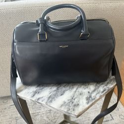 Saint Laurent Navy Blue Duffle 