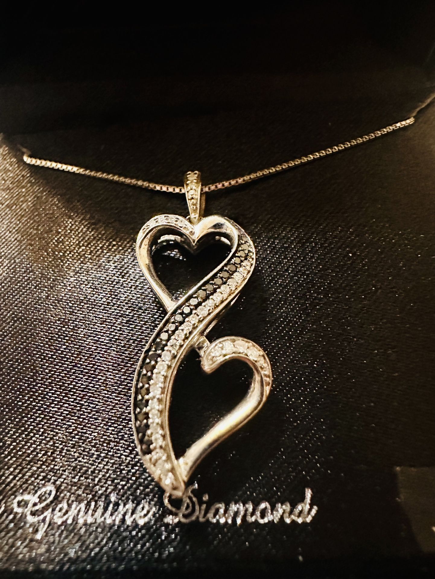 Diamond Love Is Forever Heart Necklace