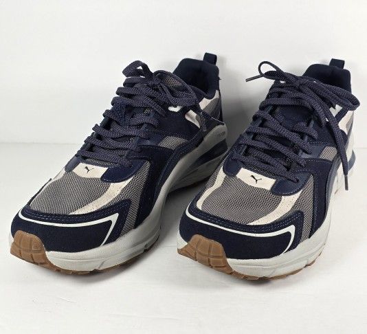 Men's Puma Hypnotic Lace Up Sneakers Athletic Casual Shoes Blue Gray Size 11