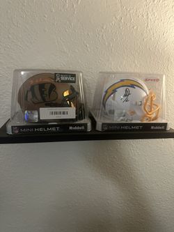 Signed Mini Helmets