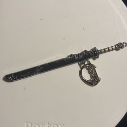 Mini samurai sword keychain