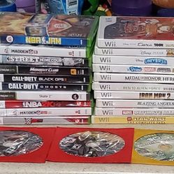 Nintendo Wii, Playstation 2 & Xbox 360 Games LOT LOOK WEEKEND SALE ALL MY ITEMS 20% OFF!!