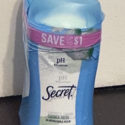 Secret Deodorant $5
