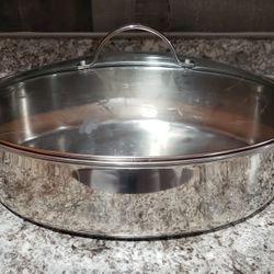 Princess House 18/10 Stainless Steel 7qt Roaster 