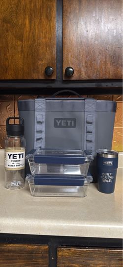 Yeti Camino 35 With Food Storage Containers And Water Bottles