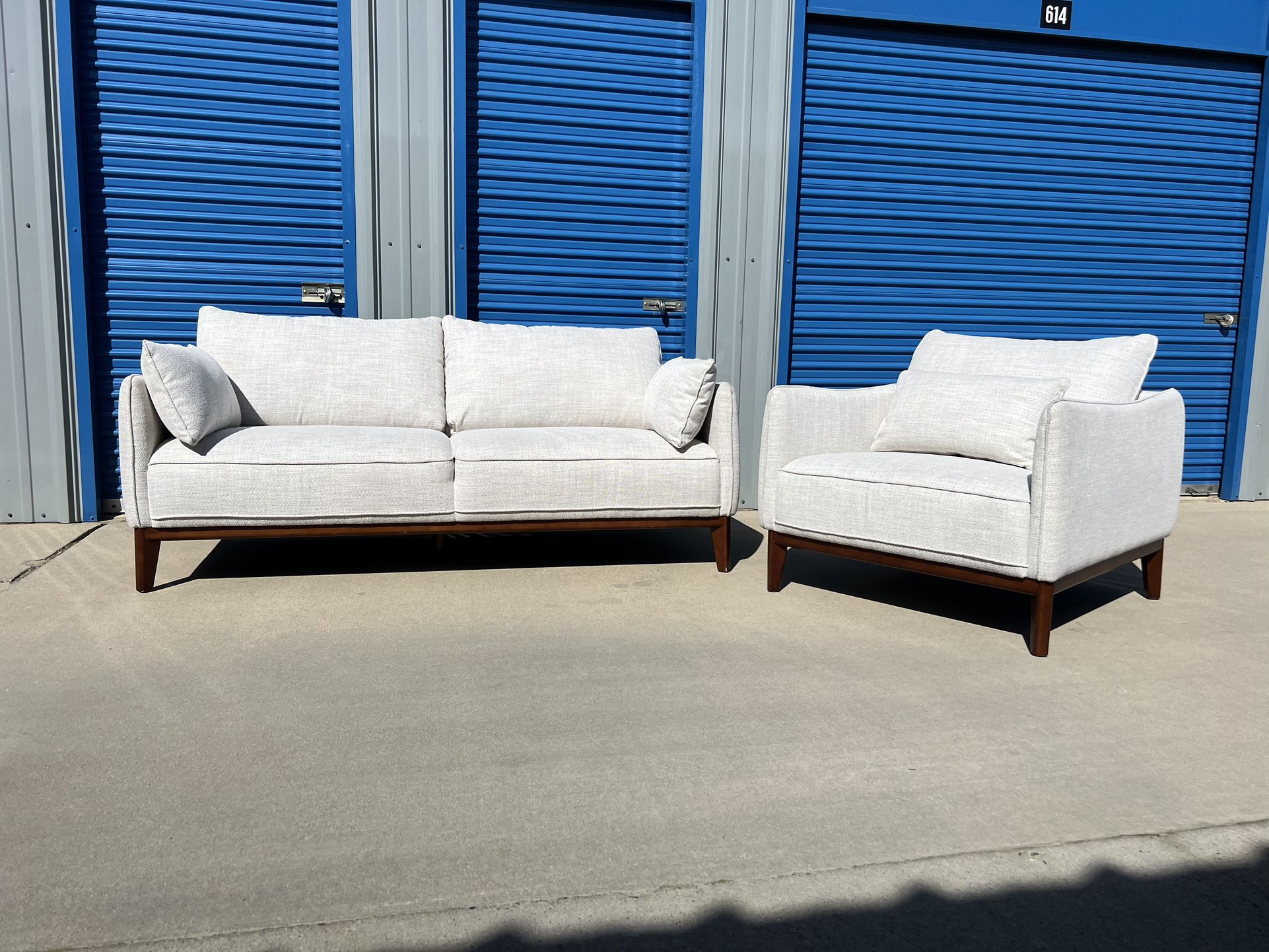 Beautiful Mid Century Modern Sofa and chair set. $750