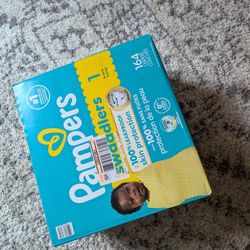 Unopened Box Of Size 1 Diapers 