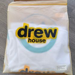DREW HOUSE by Justin Bieber Baby Blue OS Ringer Tee OBO