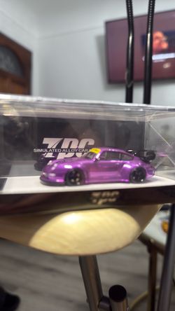 ZPC Simulated Alloy Purple Porsche Die-Cast Model Car
