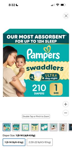 Pamper swaddlers  tengo en cantidad talla =N - 1-2-3-4-5-6-7-8